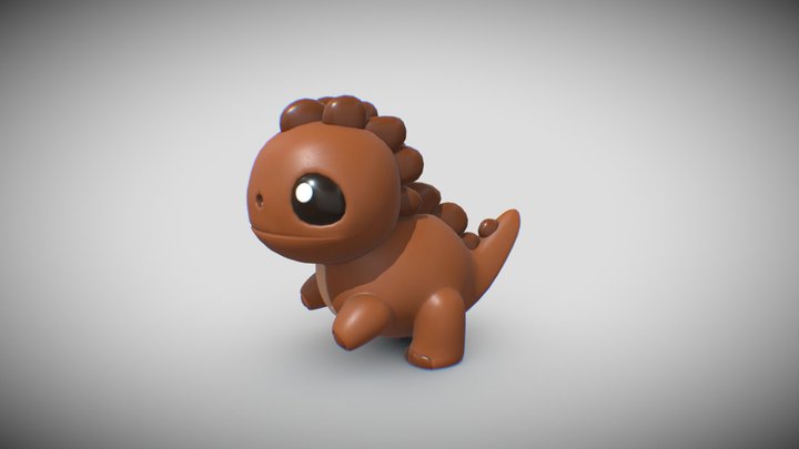 CuteDino 3D Model