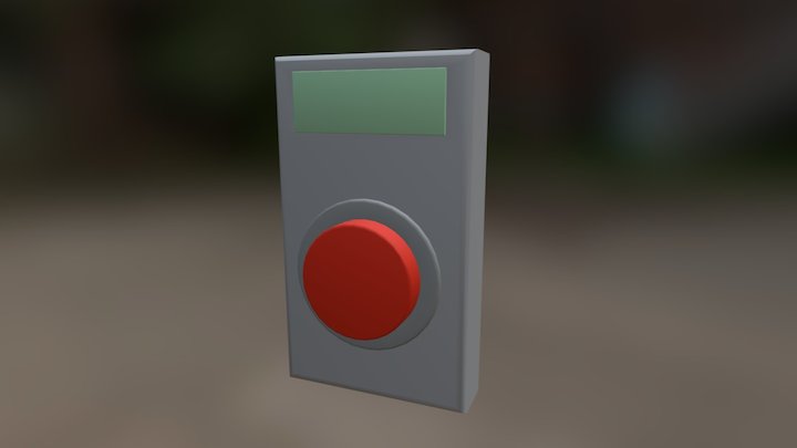 Button 3D Model