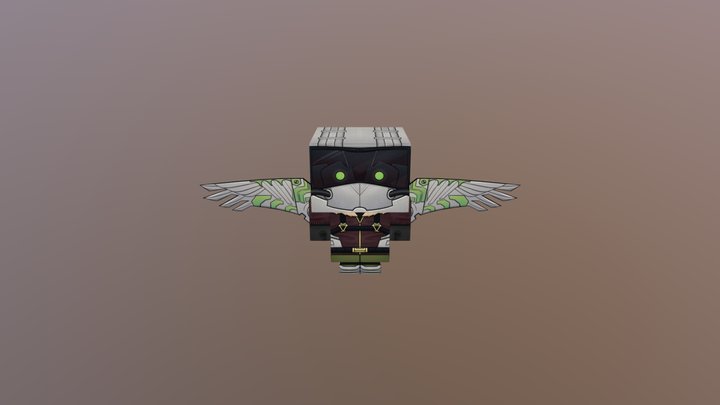 Vulture / Buitre - Papercraft model 3D Model