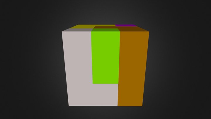 Completed Cube 3D Model