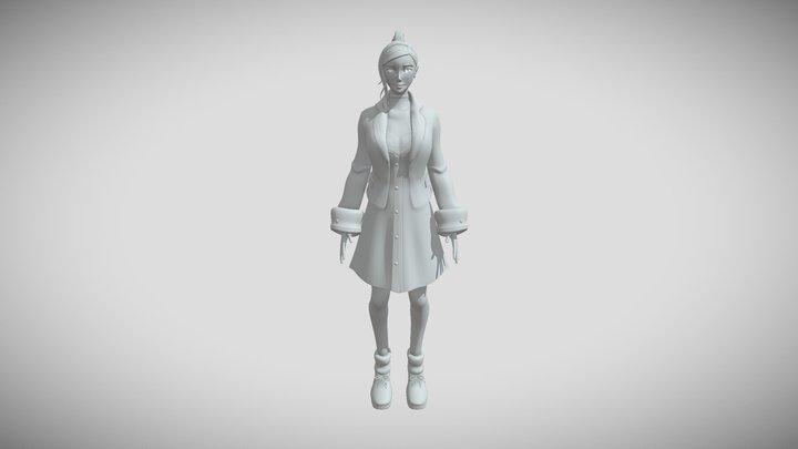 Rina from The Art of Sleep Walkers 3D Model