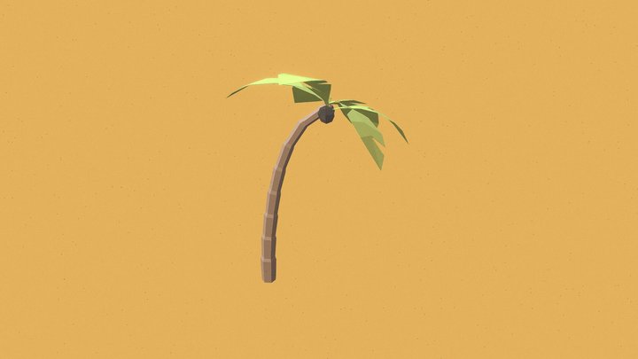 Palm tree Low-Poly