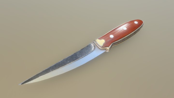 Halloween Knife 3D Model