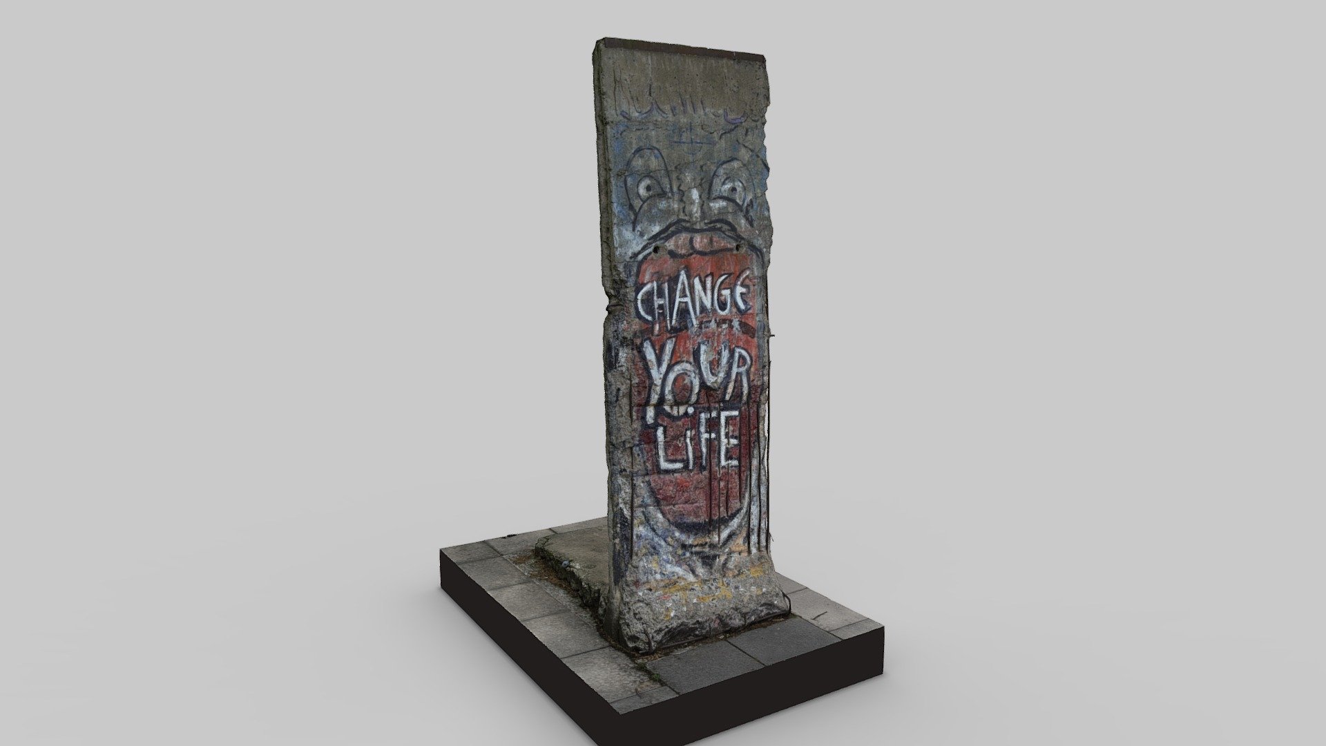 Change Your Life Berlin Wall Section
