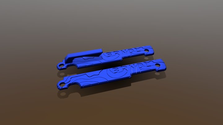 Multitool Sideplate and Pocket Clip 3D Model