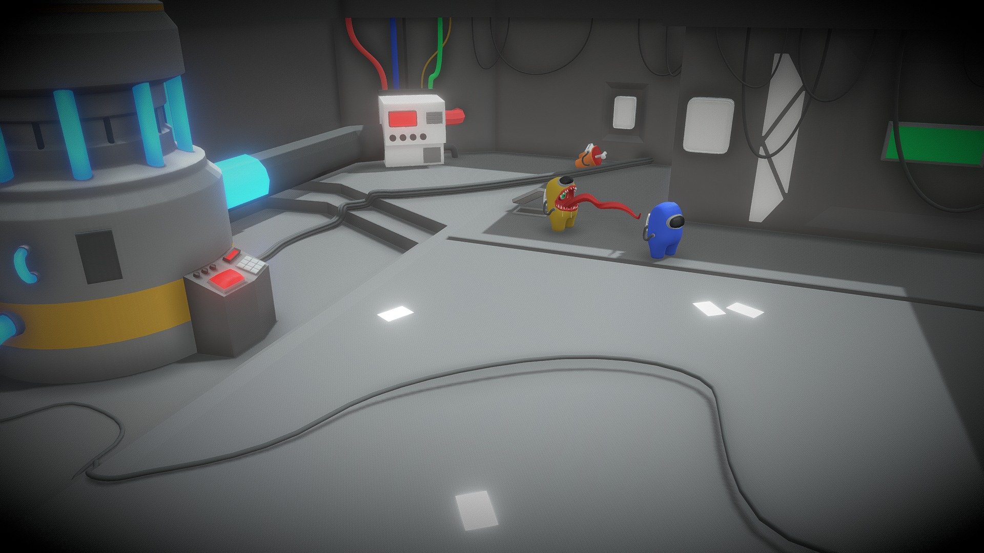 Among us environment - 3D model by lodo [8275f83] - Sketchfab