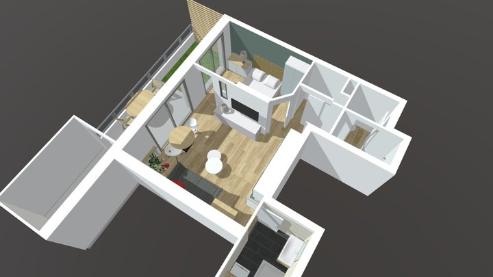 Appartement Léa 3D Model