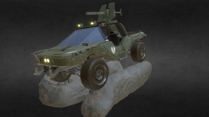 Halo Warthog 3D Model