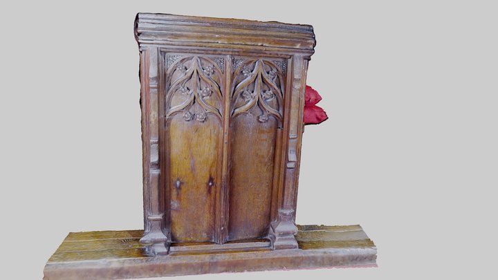 Bench V4 - north nave 3D Model