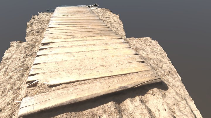 Walkway at Carnikava coast 3D Model