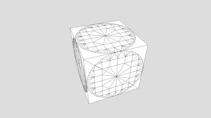 Elipses in CUBE 3D Model