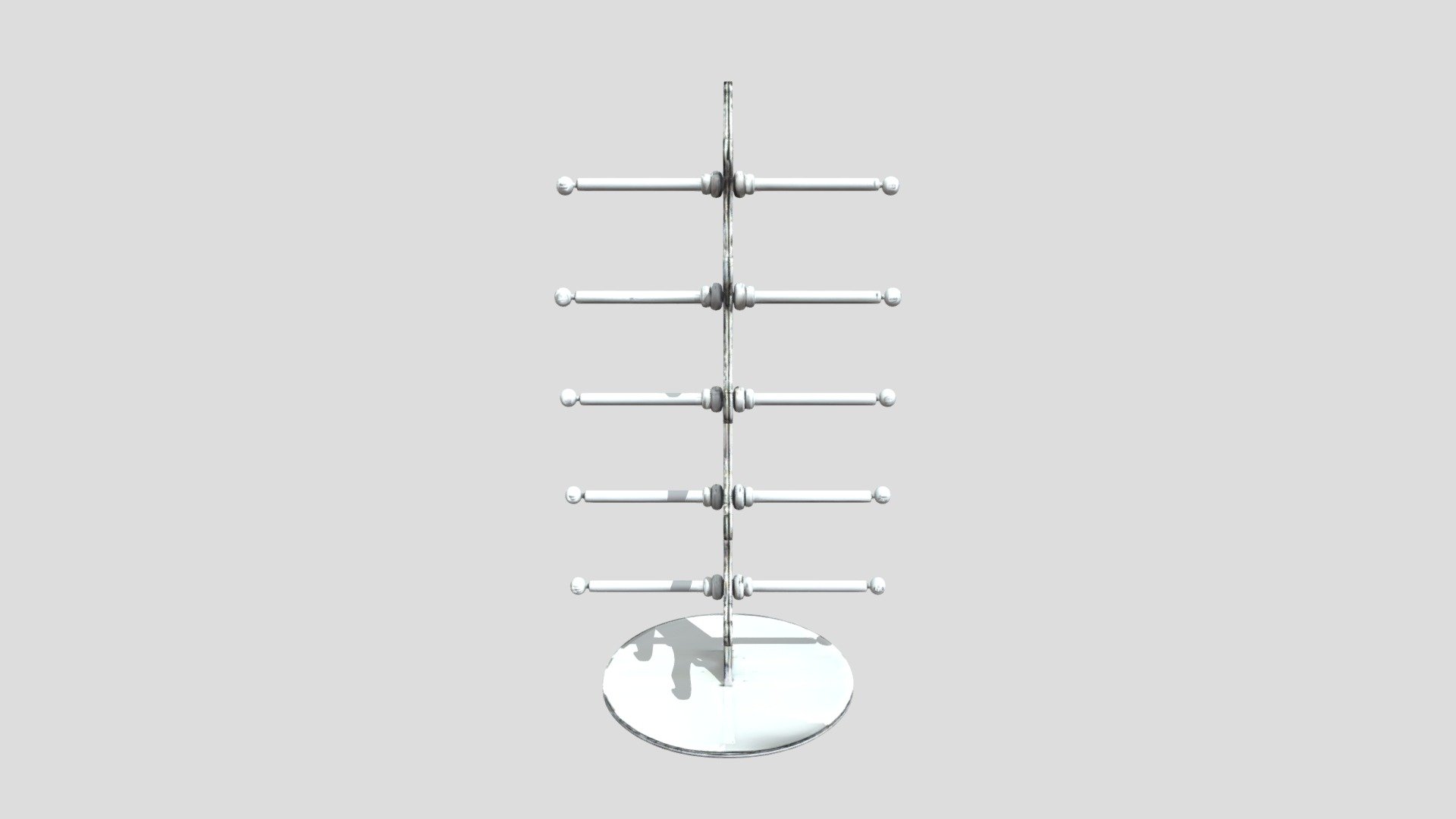 Multi-tiered rack with circular base - 3D model by Kiloskis777 [82794d6 ...