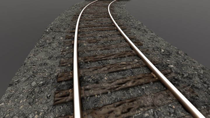 Railroad Material 3D Model