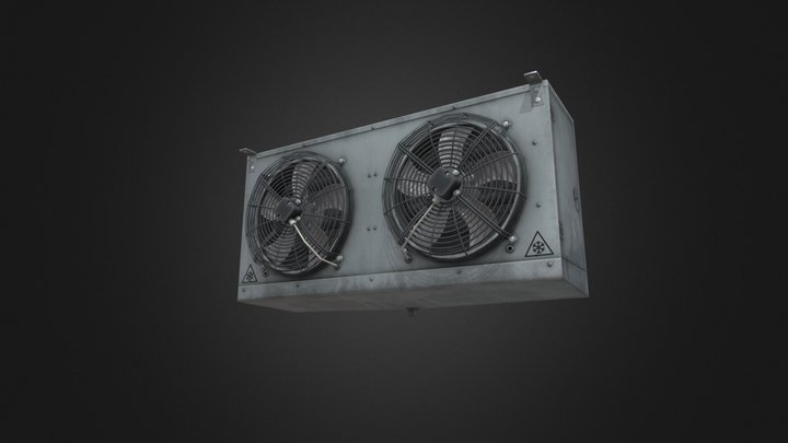 Industrial Air Conditioner 3D Model