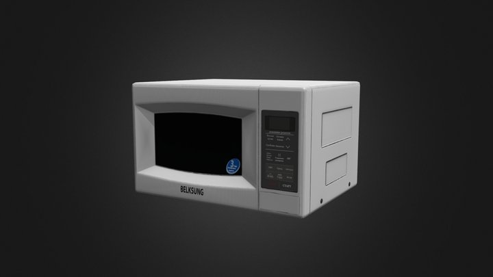 Mikrovolnovka 3D Model