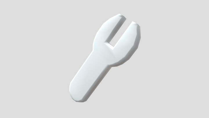 Frutiger Aero Wrench 3D Model