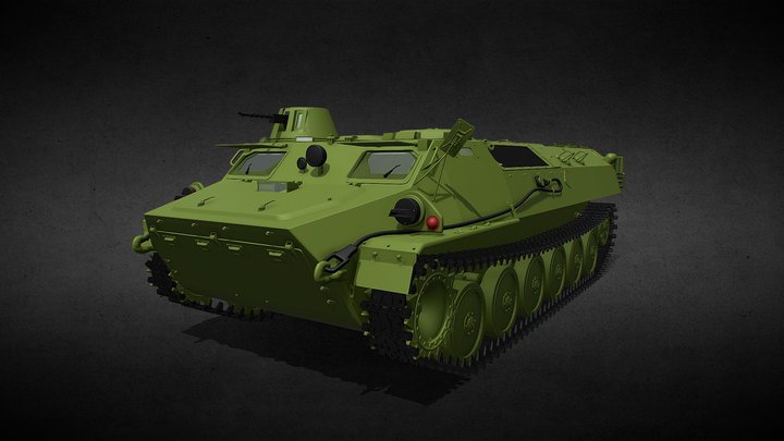 BTR MT LB 3D Model