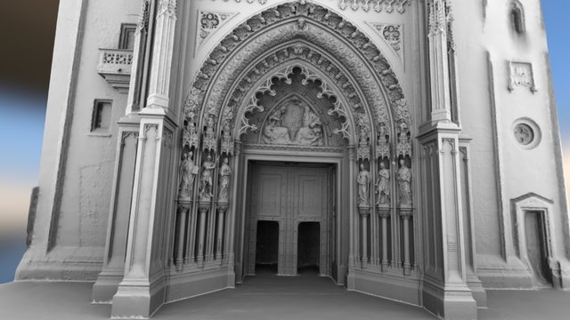 Zagreb Cathedral facade, Croatia – Modèle 3D gratuit STL