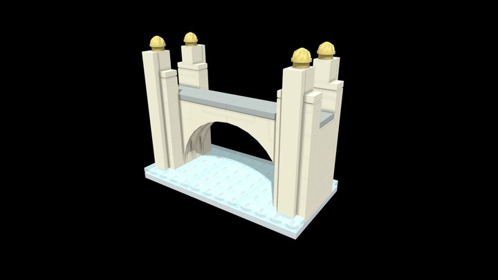 Lego Arch Bridge 3D Model