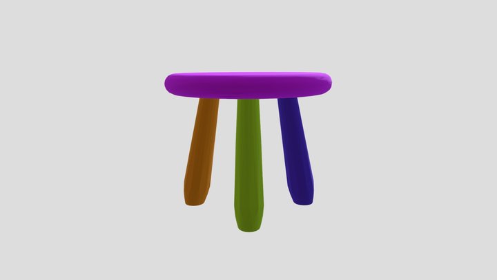 Tabouret 3D Model