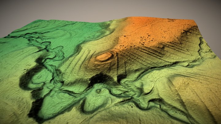 Paberžės piliakalnis (Lithuania) – Gratis 3D-model STL