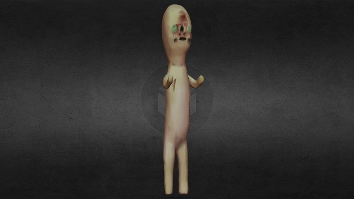SCP-173 3D Model