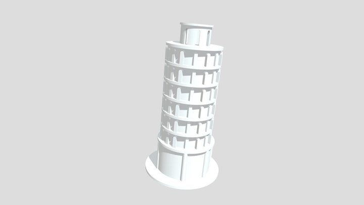 The Leaning Tower of Pisa 3D Model