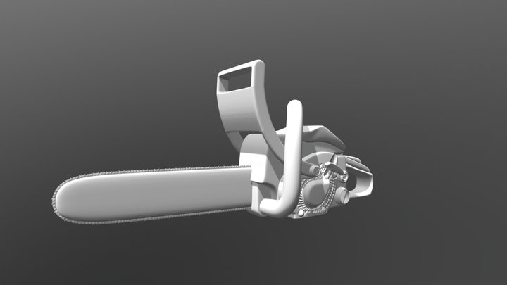 chain saw 3D Model