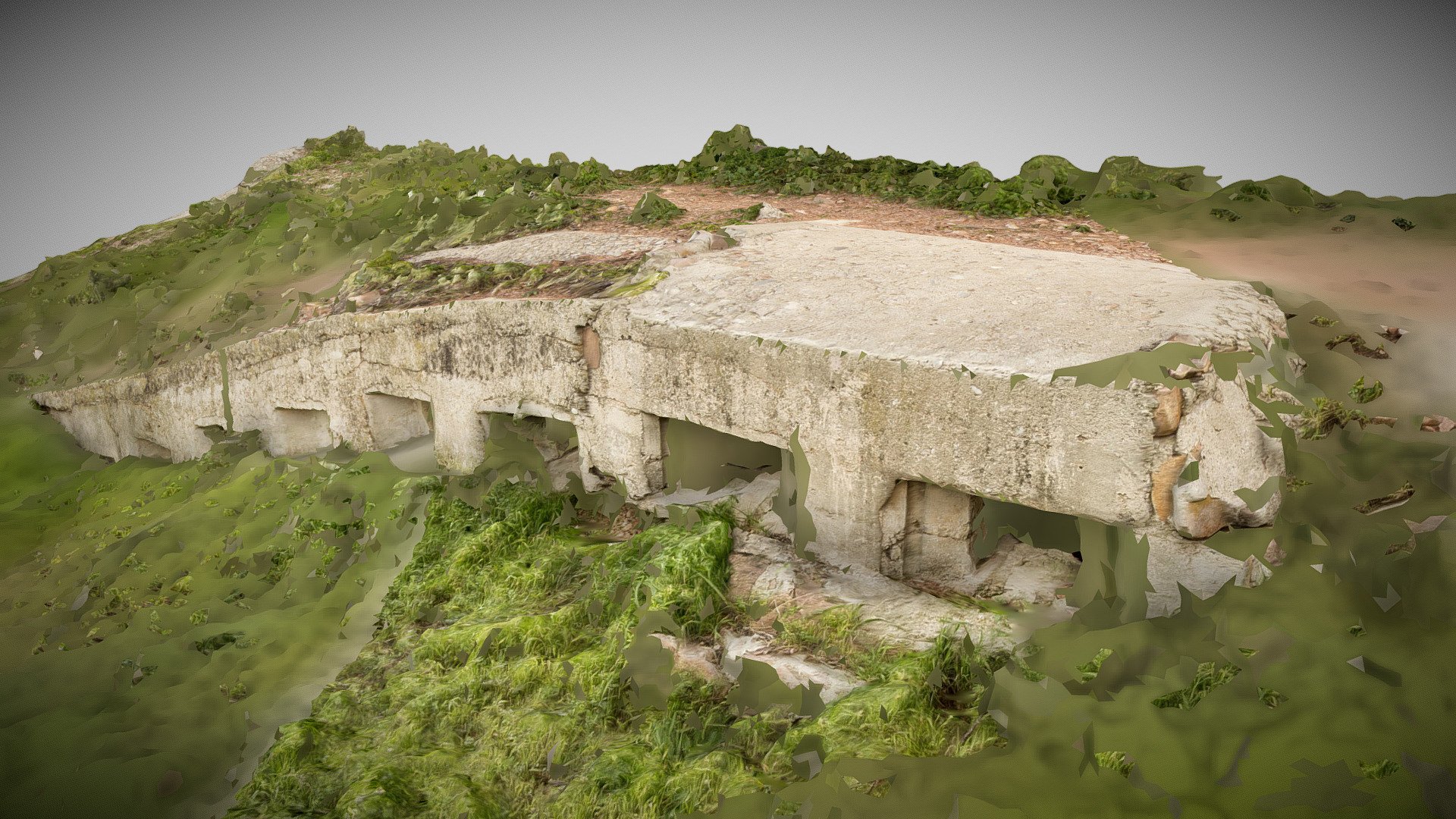 Refugios y Trincheras_3d scan_part1