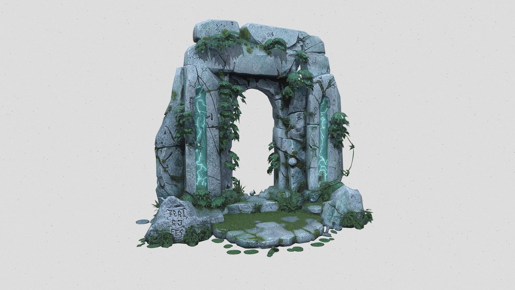 ancient arch 3d model