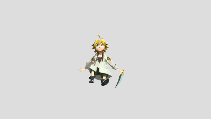 Meliodas「メリオダス, Meriodasu」 3D Model