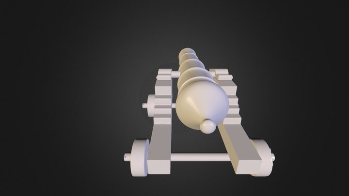 Cannon_Unfinished 3D Model