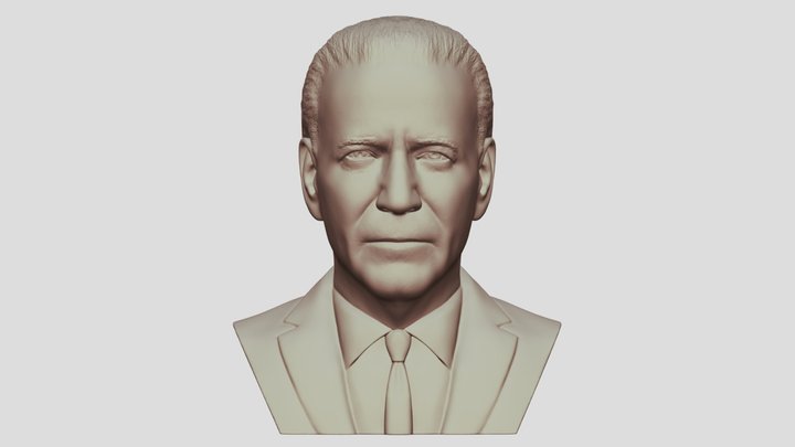 Joe Biden bust for 3D printing 3D Model