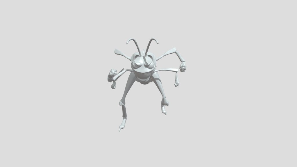 Anthropomorphic insect warrior
