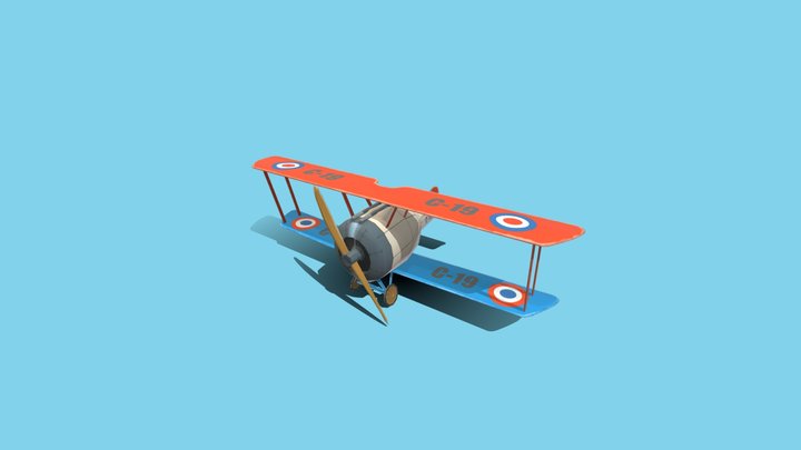 Comyn Emiel Game Art Plane 3D Model