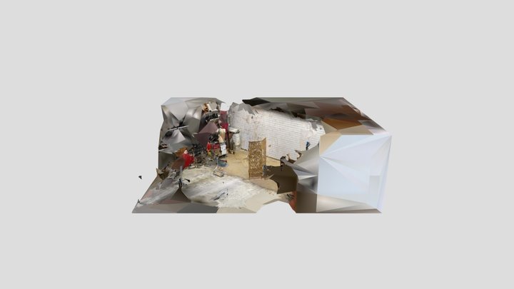Kiribati - hut - frame 3D Model