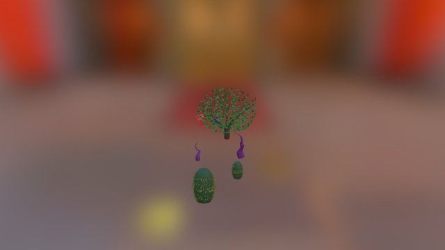 Mel objekter 3D Model