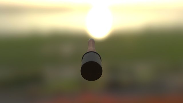 German stick grenade model 24 3D Model