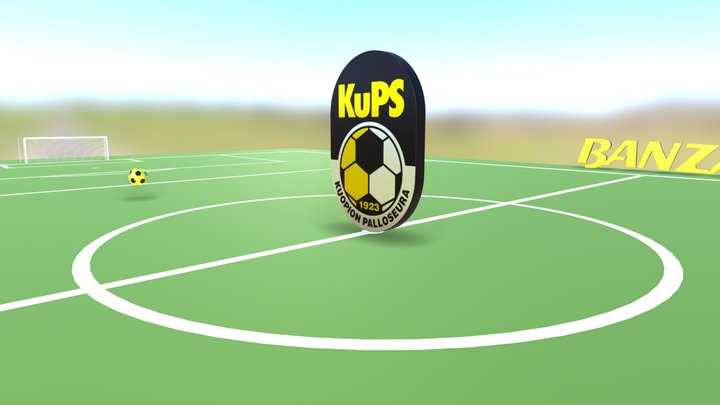 KuPS - Kuopion Palloseura soccer-club 3D Model