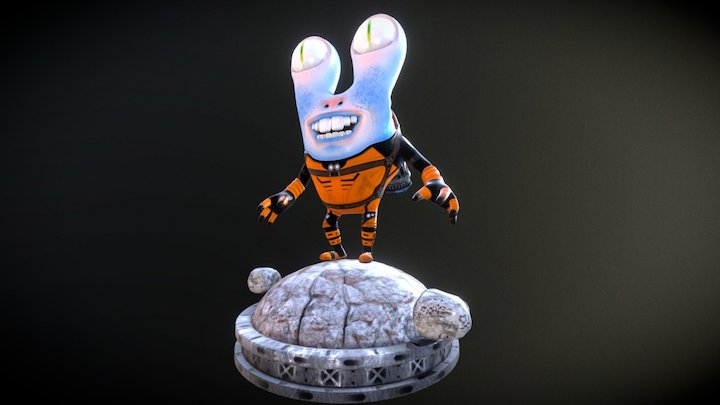 Gipwoc - The Alien Space Adventurer! 3D Model