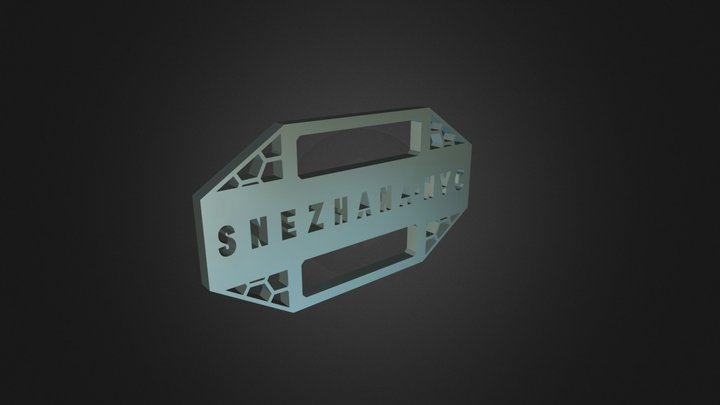 Buckle for Snezhan NYC 3D Model
