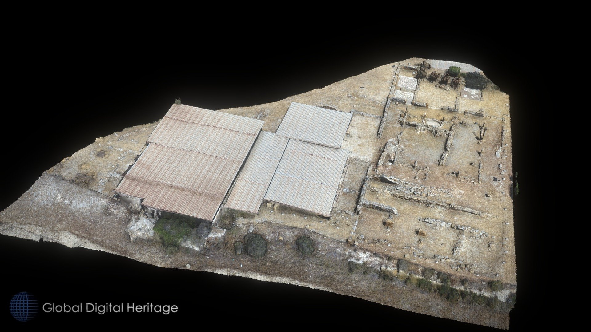 Villa Romana di Realmonte - Drone Model