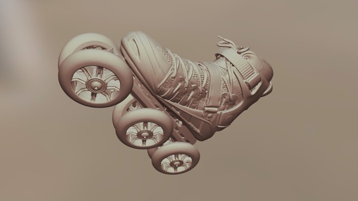 Roller skates 3D Model