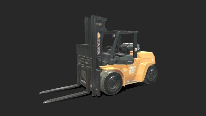 Forklift 3D Model