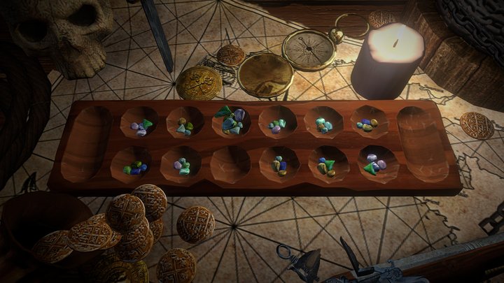 Pebble Pirates - Captain Quarters 3D Model