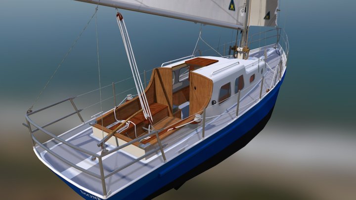 sailboat dione 3D Model