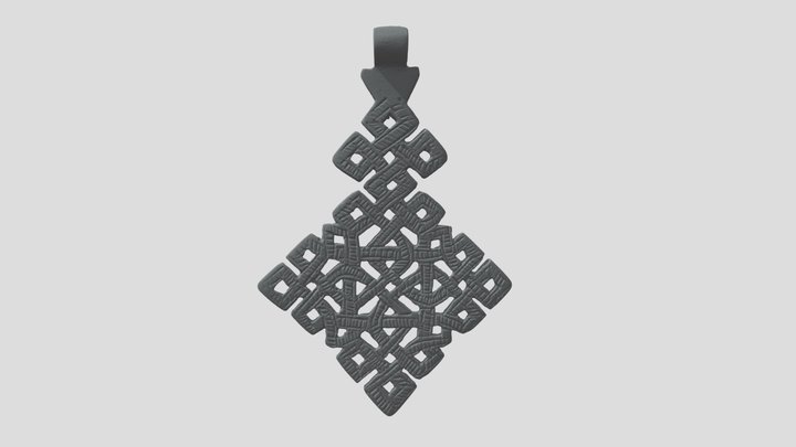 Brass Ethiopian Cross II - Artec Micro 3D Scan – Modèle 3D gratuit STL