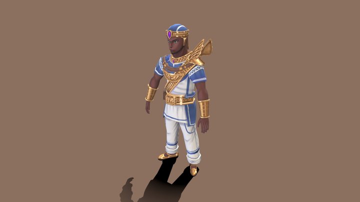 [Student Work] Egyptian Royal Guard 3D Model