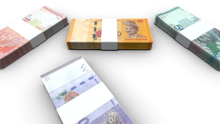 Malaysia Money 3D Model