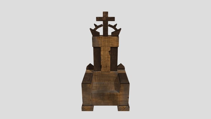 Viking Model Asset - Throne 3D Model